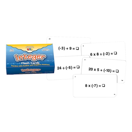 Learning Advantage Integer Flash Cards 8692
